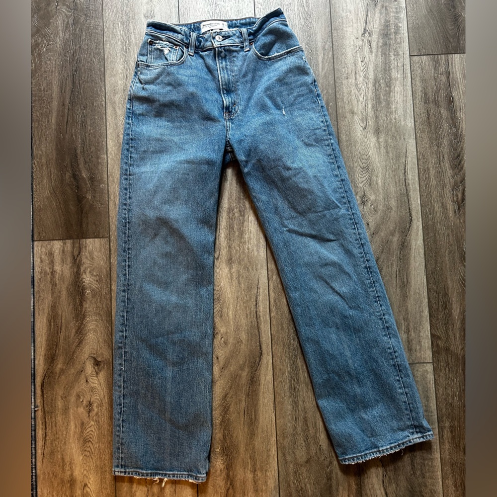 Abercrombie & Fitch Curve Love the 90’s Relaxed High Rise